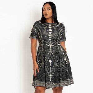 BlackMilk Moon Phases Longline Evil Tee Dress NWT XL